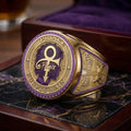 Prince Symbol Purple Stainless Steel Ring 2026 Prince Merch Gift For Music Lovers - Loomnari