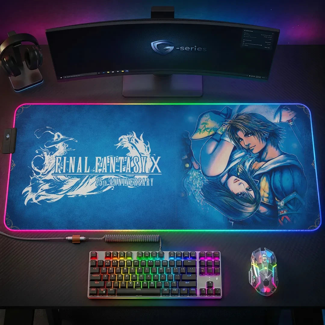 Final Fantasy X 25th Anniversary Gaming Desk Mat FF5 Merch 2026 Birthday Ideas For Brothers - Loomnari