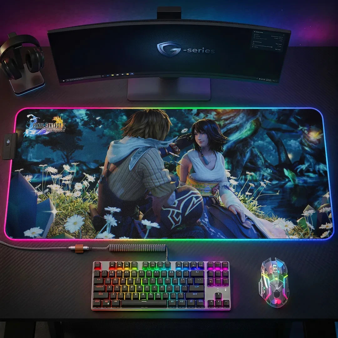 Final Fantasy X Merch 2026 FF5 25th Anniversary Gaming Desk Mat Presents For Game Lovers - Loomnari