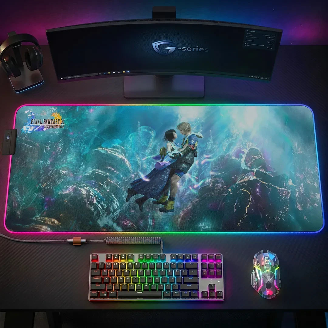 Final Fantasy X Merch 2026 FF5 25th Anniversary Gaming Desk Mat Video Game Lover Gift Ideas - Loomnari