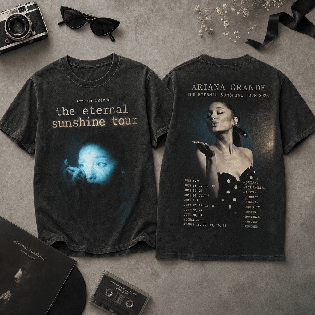 Ariana Grande The Eternal Sunshine Tour 2026 T-Shirt Ariana Grande Tour Merch Gift For Fans - Loomnari