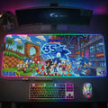 Sonic the Hedgehog 35th Anniversary Gaming Desk Mat Sonic the Hedgehog Merch Game Lover Gifts - Loomnari