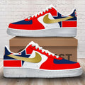 Norway National Team 2026 Gold Swoosh Sneakers Norway World Cup Merch Football Fan Shoes - Loomnari