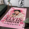 Elvis Presley Merch 2026 Elvis Forever The King Of My Heart Area Rug Living Room Decor Ideas - Loomnari