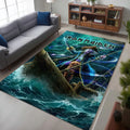 Iron Maiden Aces High Area Rug Decor For Living Room Iron Maiden Merch Gift For Band Fans - Loomnari