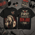 Bon Jovi First Generation Fan T-Shirt Bon Jovi Merch 2026 Best Gift For Rock Band Lover - Loomnari