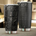 AC DC Logo Hells Bells 2026 Tumbler AC DC Merch Cool Gifts For Rock Band Fans - Loomnari