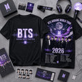 BTS Arirang World Tour 2026 T-Shirt BTS World Tour Merch Best Gift For Army KPop Fans - Loomnari