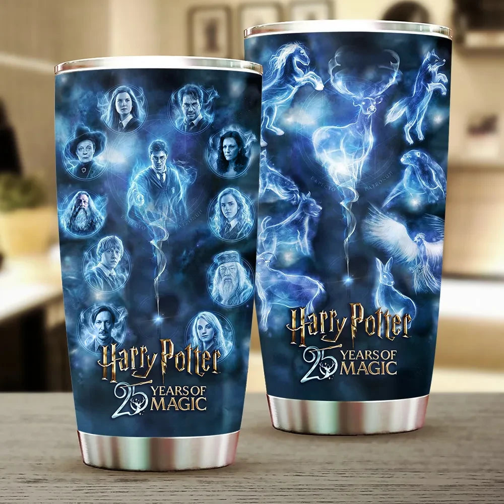 Harry Potter 25th Anniversary Tumbler Cup 2026 Harry Potter Merch Gifts For Boyfriend - Loomnari