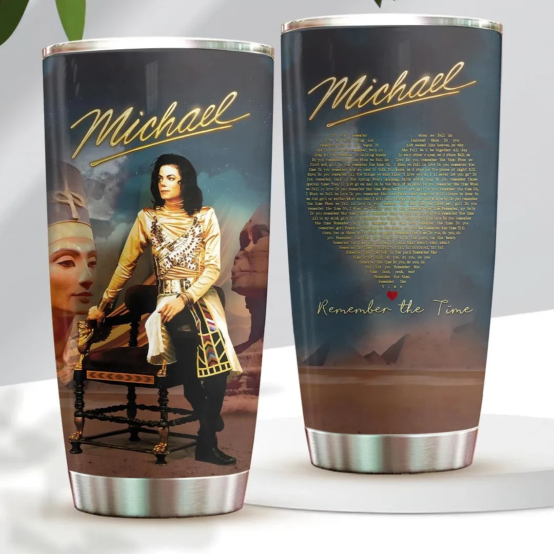 Michael Jackson Remember The Time Tumbler 2026 Michael Jackson Merch Music Lover Gifts - Loomnari