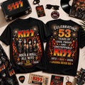 KISS Rock And Roll All Nite 53 Year Celebration T-Shirt KISS Band Merch Gift For Music Fans - Loomnari