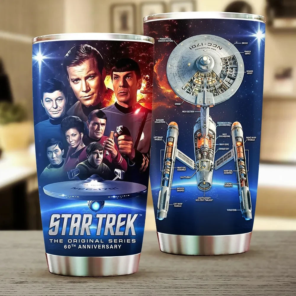 Star Trek 60th Anniversary 1966 2026 Tumbler Star Trek Merch Sci Fi Lover Gift For Brothers - Loomnari