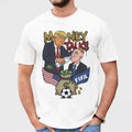 Money Talks Trump FIFA Soccer Shirt Sarcastic Meme Graphic T-Shirt Humorous Gifts - Loomnari