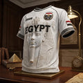 Egypt World Cup 2026 Merch Pharaoh Relief Football T-Shirt Gift For Egypt Football Fans - Loomnari