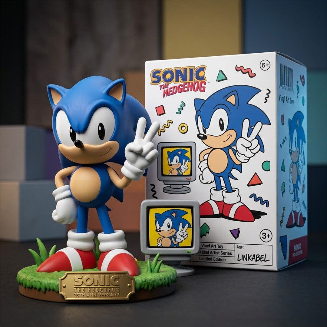 Sonic the Hedgehog 35th Anniversary Merch 2026 Sonic Funko Pop Birthday Gift Ideas For BFF - Loomnari
