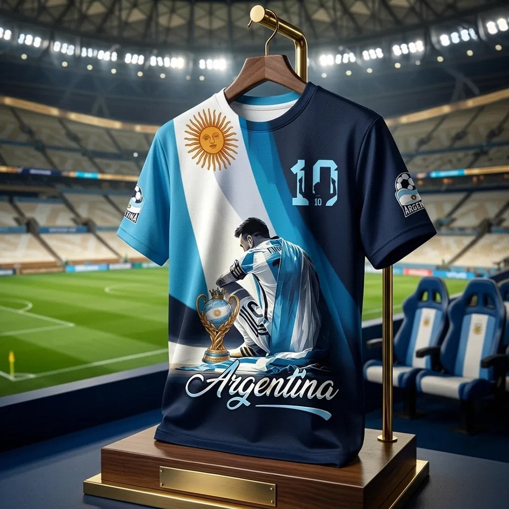 Lionel Messi T-Shirt Argentina National Football Team 2026 World Cup Messi Merch Fan Gifts - Loomnari