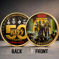 KISS Love Gun 50th Anniversary Commemorative Coin KISS Band Merch Gift For Rock Fans - Loomnari