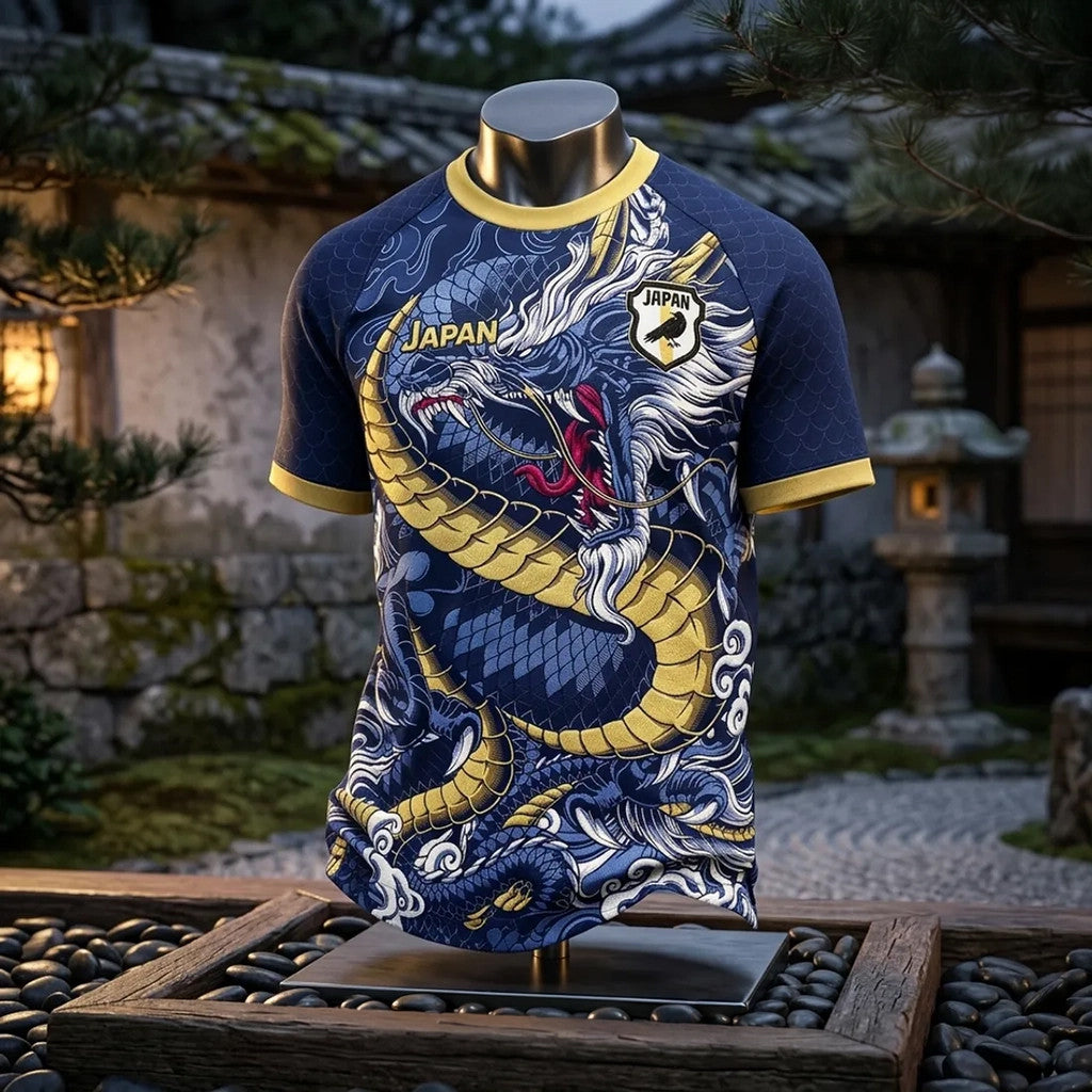 Japan National Team Dragon T-Shirt 2026 Japan World Cup Merch Best Gift For Husband - Loomnari
