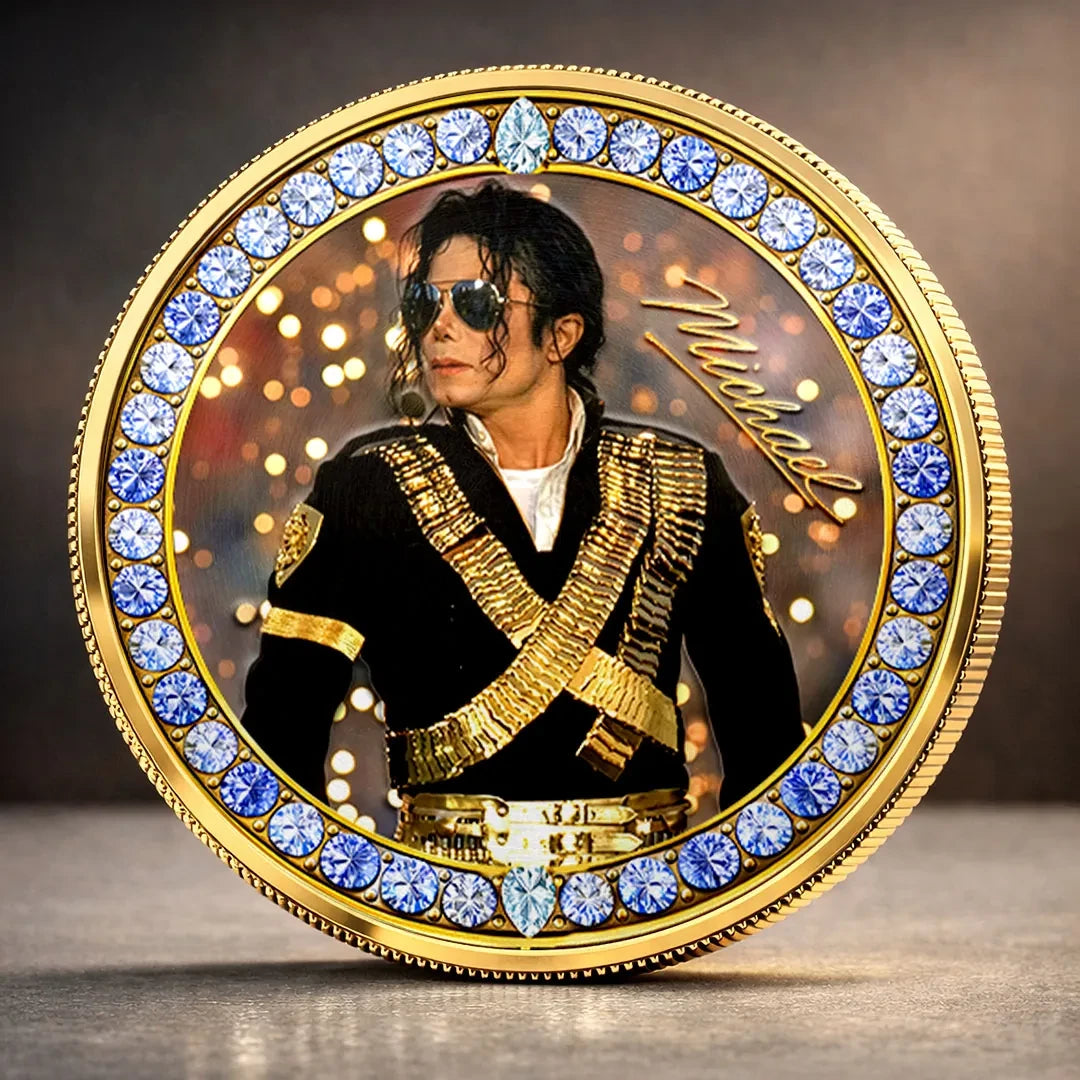 Michael Jackson Commemorative Coin 2026 King Of Pop Michael Jackson Merch Fan Gift - Loomnari