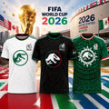 Mexico National Football Team FIFA World Cup 2026 Dinosaur Logo T-Shirt Gift For Mexico Fans - Loomnari