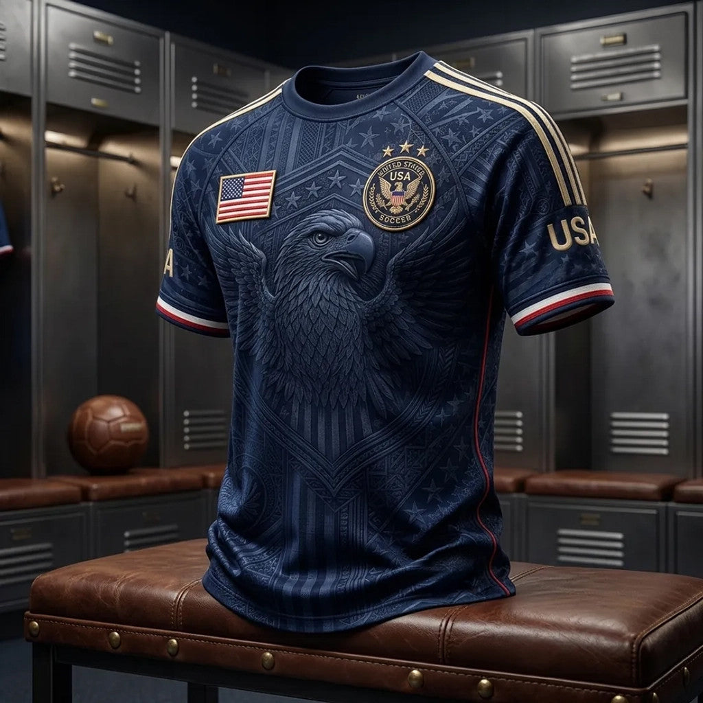 United States Soccer World Cup 2026 Merch Eagle T-Shirt USMNT Merch Gift For Fans - Loomnari