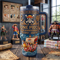 One Piece 30th Anniversary Merch Straw Hat Journey Tumbler Anime Lover Gifts Ideas - Loomnari
