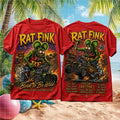 Rat Fink Born to Be Wild Custom Kulture Ed Roth Vintage Hot Rod Shirt Gift For Brothers - Loomnari