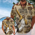 Freddie Mercury The Show Must Go On Hawaiian Shirt 2026 Freddie Mercury Merch Dad Gifts - Loomnari