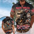 Iron Maiden 2026 World Tour Merch Run For Your Lives Tour Hawaiian Shirt Gifts For Fans - Loomnari