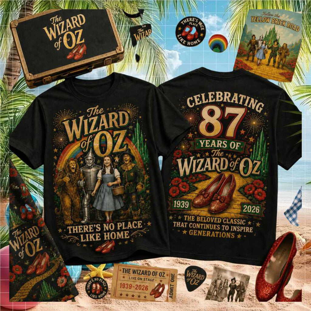 The Wizard Of Oz 87 Years Anniversary 1939 2026 Vintage Shirt Gift For Movie Lovers - Loomnari