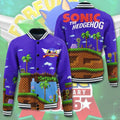 Sonic The Hedgehog 35th Anniversary Merch 2026 Sonic the Hedgehog Varsity Jacket BFF Gifts - Loomnari