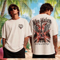 Van Halen Turn It Up And Take Flight Guitar Vintage T-Shirt Van Halen Merch Gift For Music Fan - Loomnari