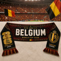 Belgium National Football Team 2026 Red Devils Scarf Belgium FIFA World Cup Merch Fan Gifts - Loomnari