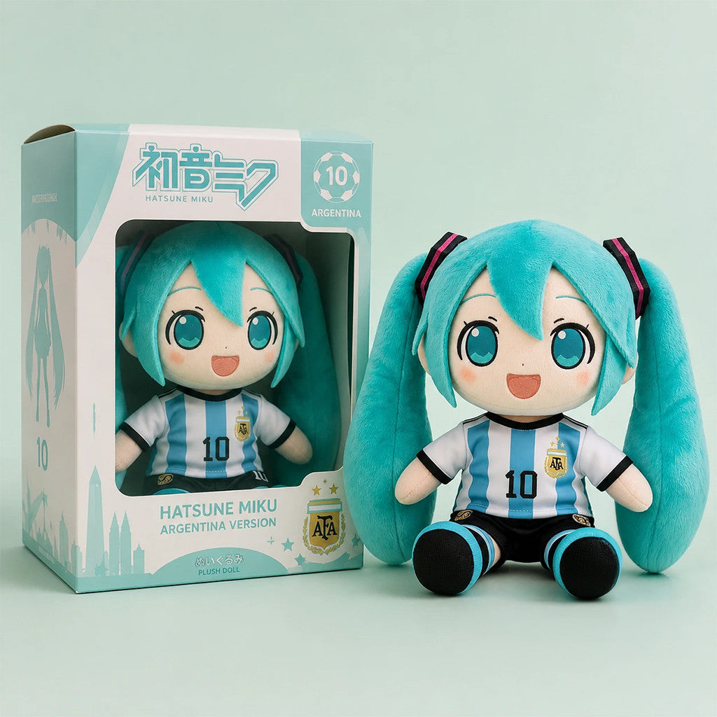 Hatsune Miku Argentina Version Plush Pillow 2026 Hatsune Miku Merch Cool Gifts For Brothers - Loomnari