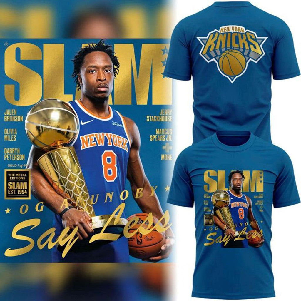 OG Anunoby On The Cover Of SLAM Shirt Say Less OG Anunoby Merch Gift For Basketball Fans 2026 - Loomnari