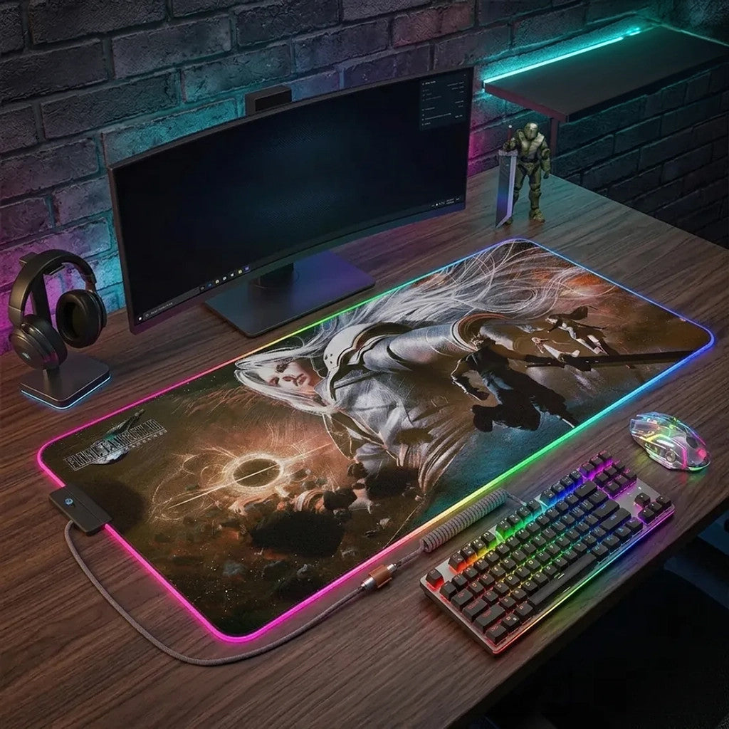 Final Fantasy VII Sephiroth Gaming Desk Mat 2026 Final Fantasy VII Merch Gifts For Brothers - Loomnari