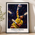 Vozinha Cabo Verde 2026 WPAP Football Goalkeeper Poster #1 Vozinha Merch Gift For WC Fans - Loomnari