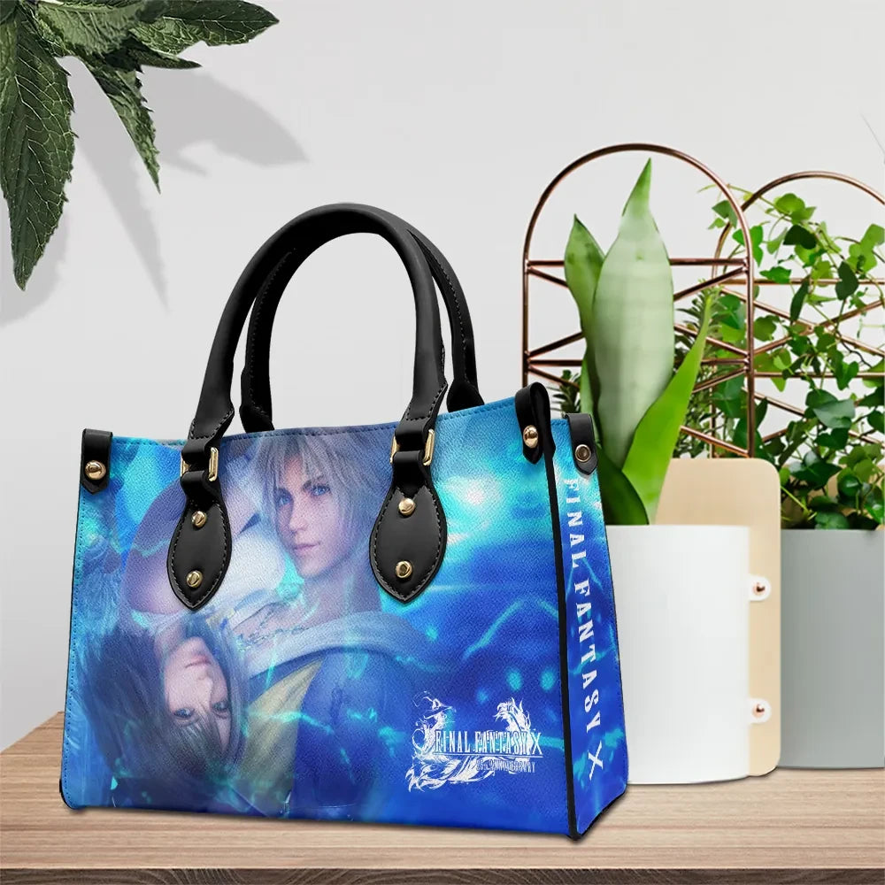 Final Fantasy X Merch 2026 FF5 25th Anniversary Leather Handbag Best Gifts For Game Lovers - Loomnari