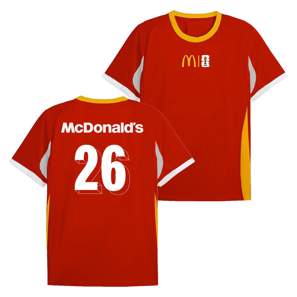 McDonald's X FIFA World Cup Merch 2026 Colorblocked Soccer Jersey Shirt Gift For WC Lovers - Loomnari