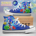 Sonic The Hedgehog 35th Anniversary High Top Shoes Sneakers Sonic The Hedgehog Merch 2026 - Loomnari