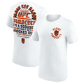 Paddy Pimblett Merch 2026 Paddy Pimblett UFC We Don't Get Knocked Out T-Shirt White UFC Merch - Loomnari