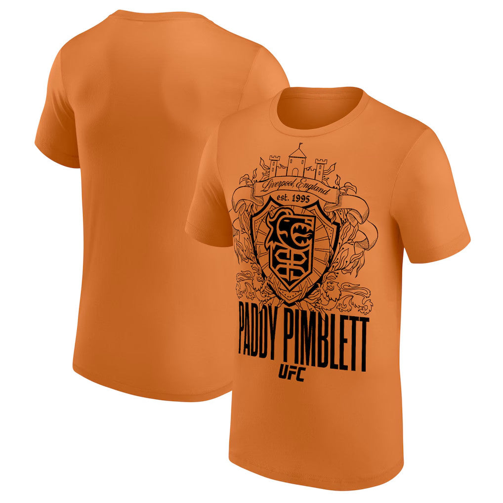 Paddy Pimblett Merch 2026 Paddy Pimblett UFC Liverpool Crest T-Shirt UFC Merchandise Fan Gifts - Loomnari