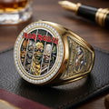 Iron Maiden Eddie Signature Ring Iron Maiden Merch Birthday Gift For Brother - Loomnari
