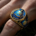 Iron Maiden Fear Of The Dark Ring Iron Maiden Merch Meaningful Gifts - Loomnari
