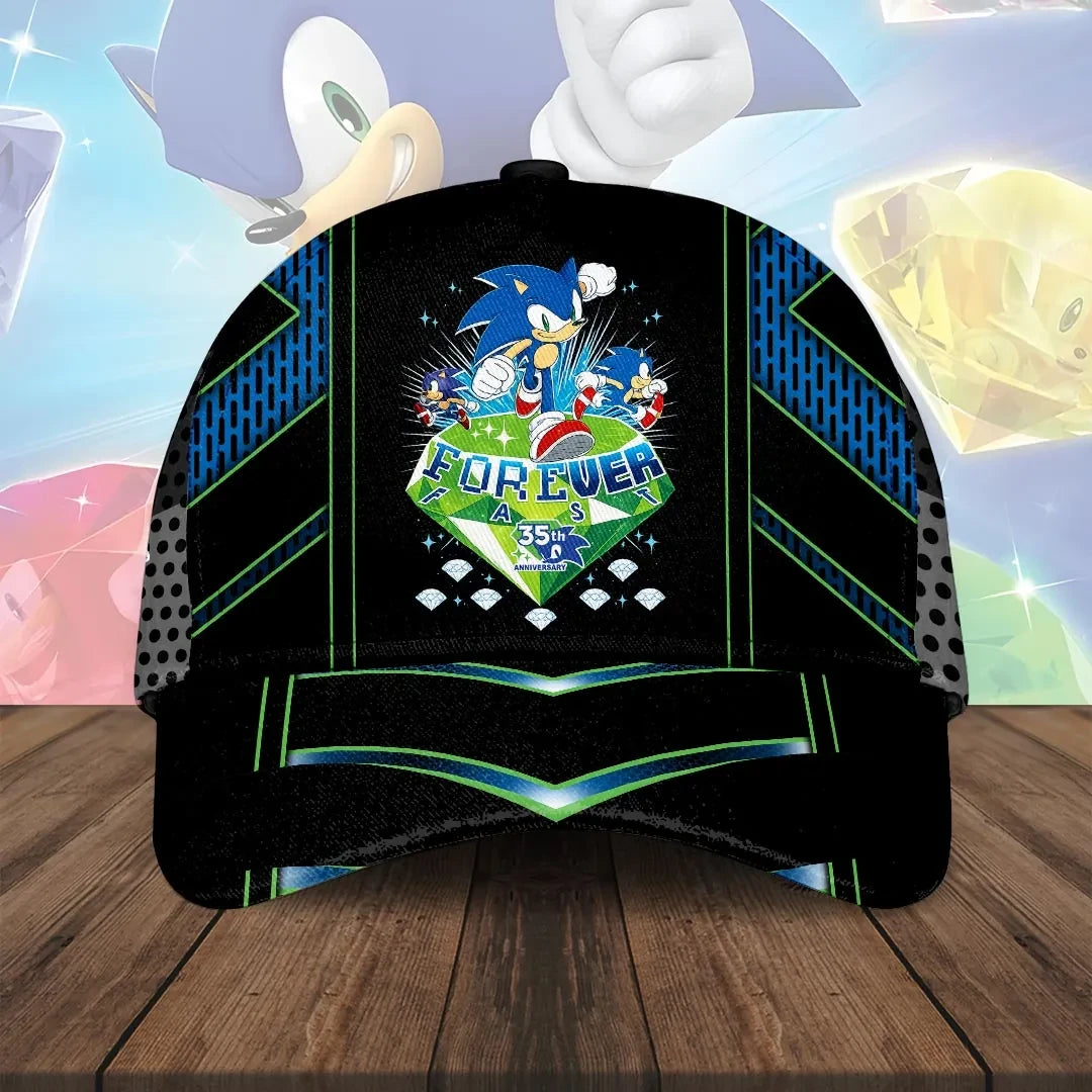 Sonic The Hedgehog 35th Anniversary Merch 2026 Forever Fast Hat Unique Gift For Husband - Loomnari