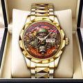 Iron Maiden 50th Anniversary Watch Iron Maiden Merch Gift Ideas For Husband - Loomnari
