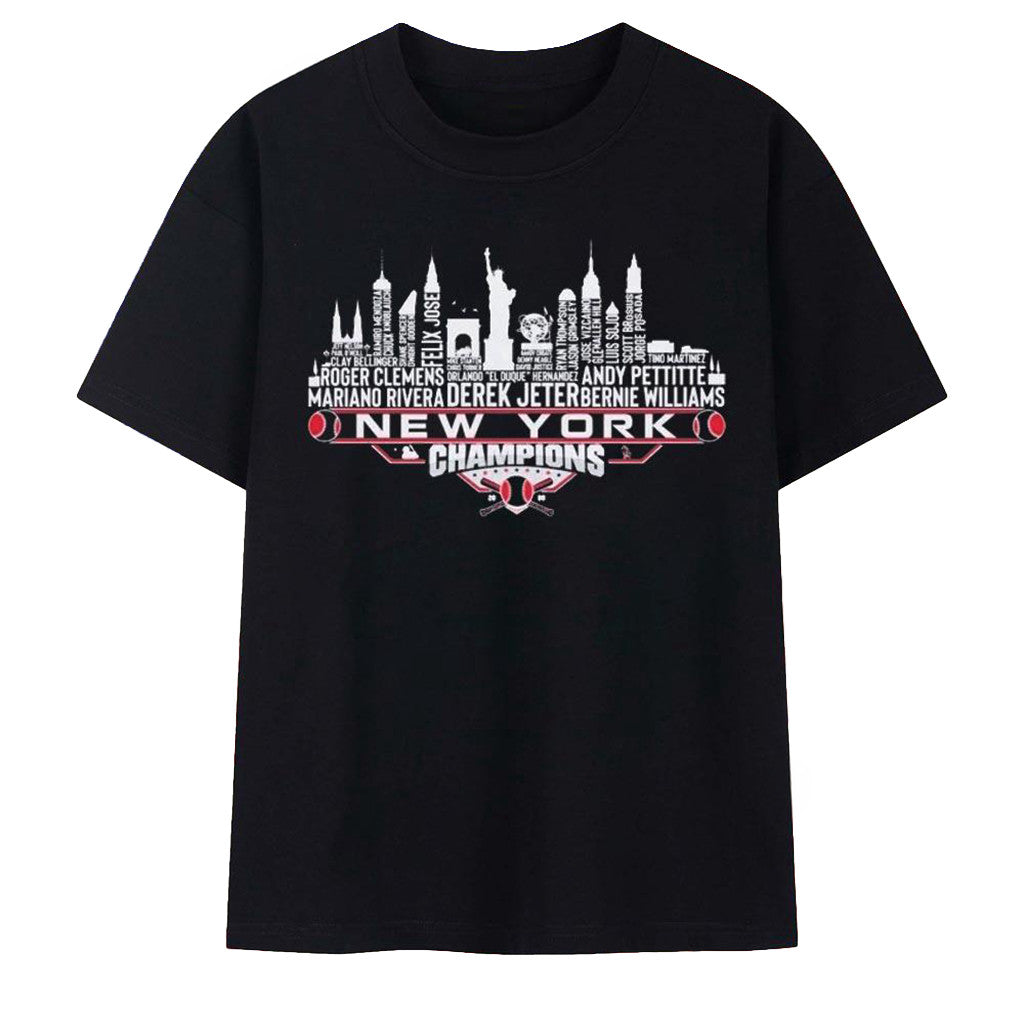New York Yankees 2000 Champions T-Shirt New York Yankees Merch Birthday Ideas For Husband - Loomnari