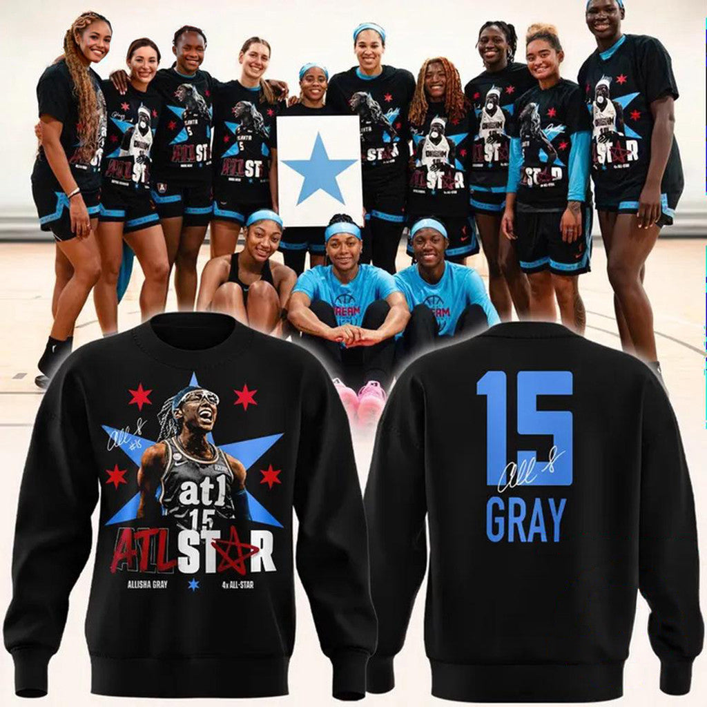 Atlanta Dream Allisha Gray 4x ATL Signature Sweatshirt Allisha Gray Merch Gifts For Men - Loomnari
