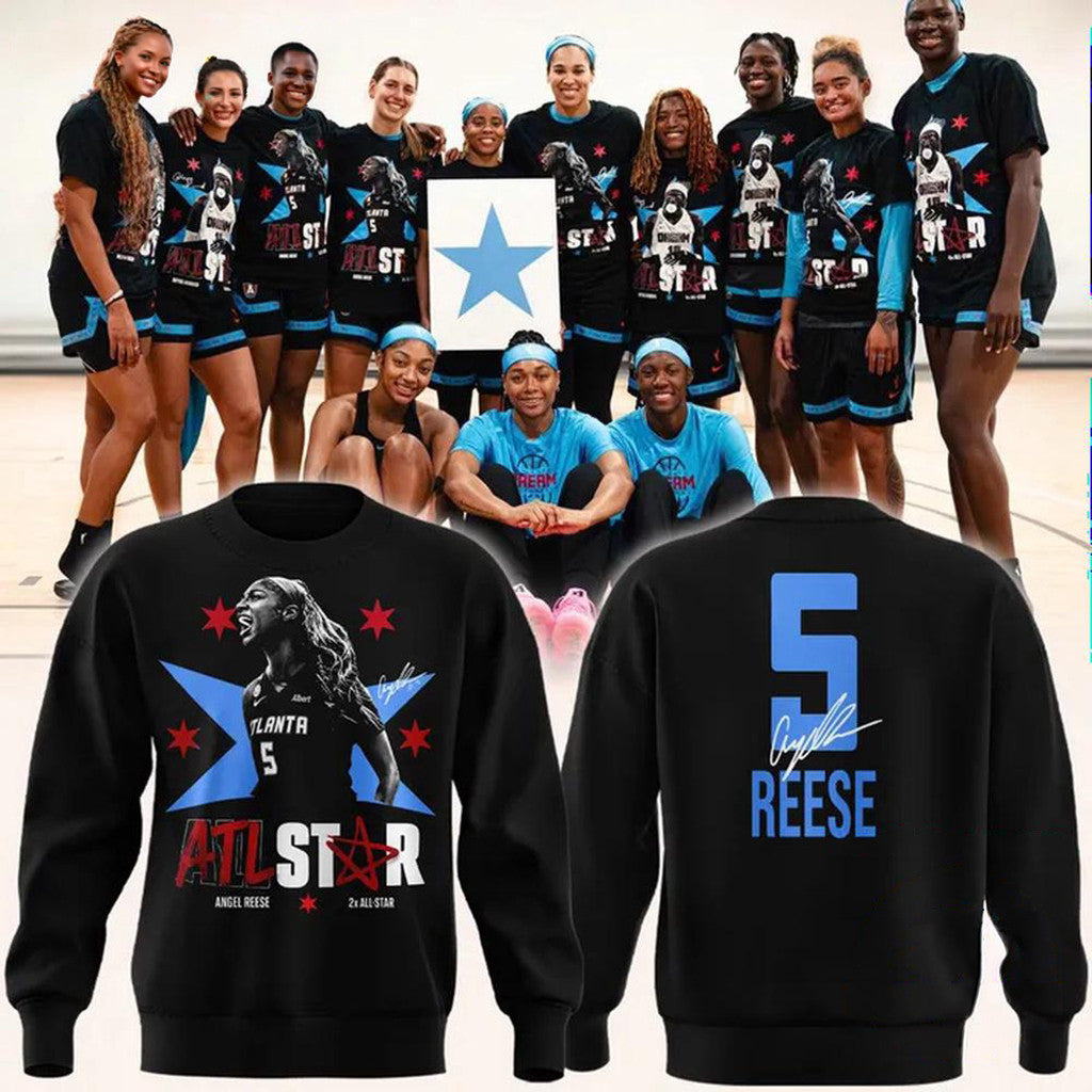 Atlanta Dream Angel Reese 2x ATL Star Signature 2026 Sweatshirt Angel Reese Merch Gift Ideas - Loomnari