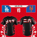 New York Mets Japanese Heritage Night 2026 Merch LA Dodgers Baseball Jersey Gifts For Him - Loomnari